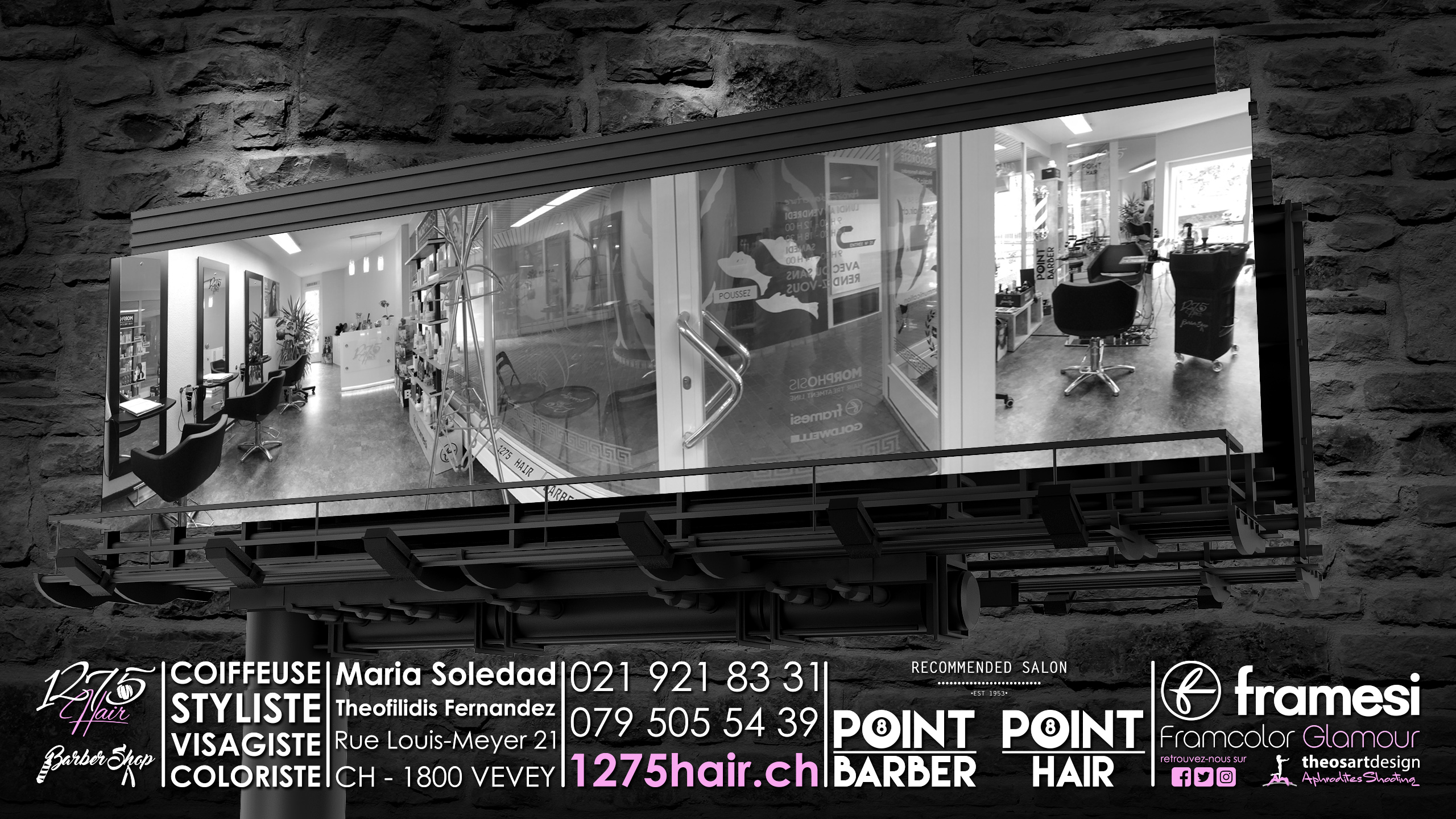 SHOOTING COMMERCIAL 1275 HAIR & BARBER SHOP VEVEY